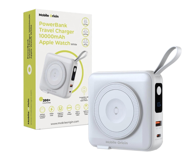 Mobile Origin PowerBank & Travel Charger 10 000 mAh Lightning/USB-C Cable - 1373086 - zdjęcie 7
